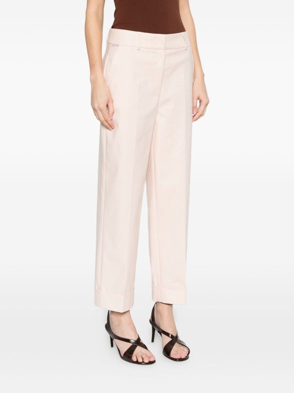 The Best Shops PESERICO: Pantalons élégants - Pantalon Couturier - Couleur Chair
