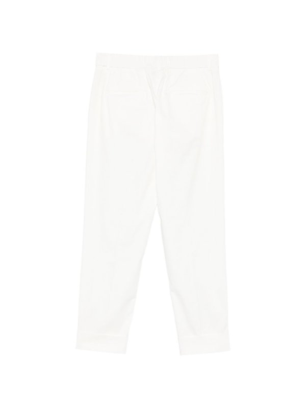 PESERICO: テーラードトラウザー online - テーラードパンツ - 白