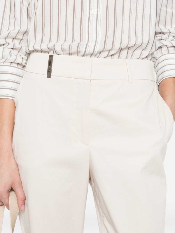 The Best Shops PESERICO: Pantaloni sartoriali - Pantaloni Beige Con Pieghe