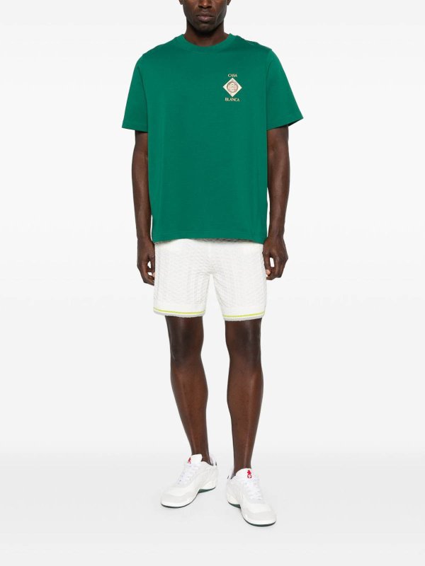 CASABLANCA buy online Green T-Shirt With Graphic Print