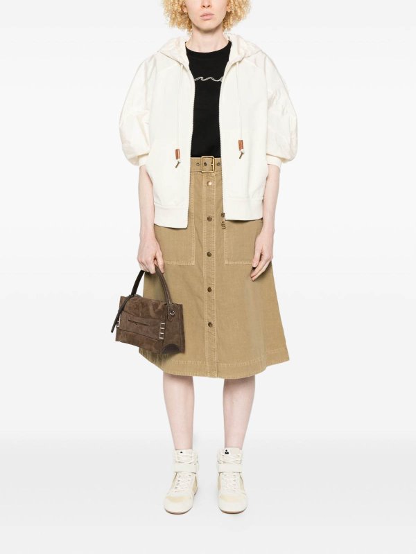 MONCLER: Pull col rond online - Pull Col Rond - Beige