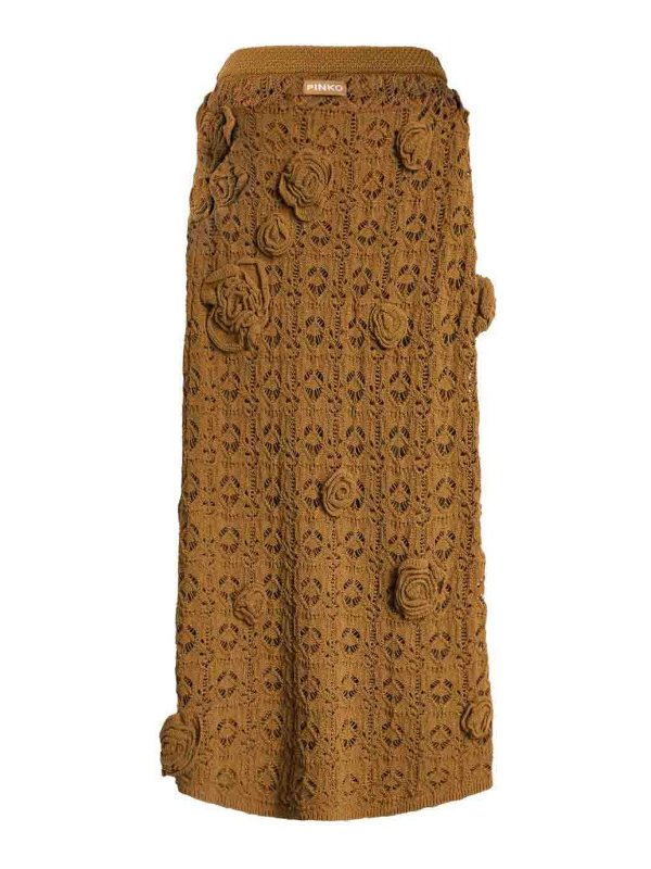 Pinko: Long skirts online - Long Skirt Anthemis With Embellishments