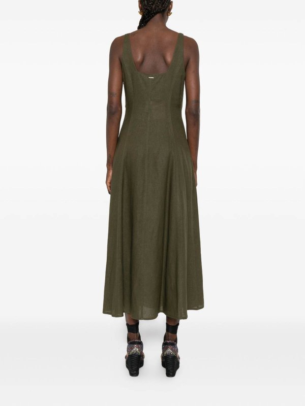 TWINSET buy online Knielanges Kleid - Grün