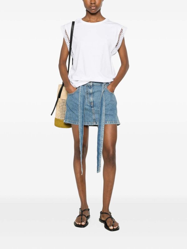 TWINSET buy online T-shirt bianca a maniche corte