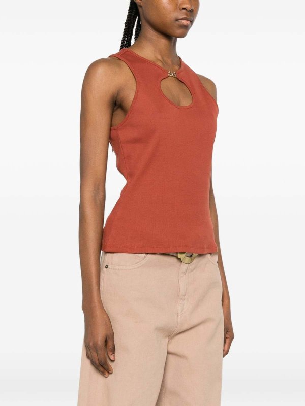 TWINSET: T-shirts online - T-Shirt - Marron