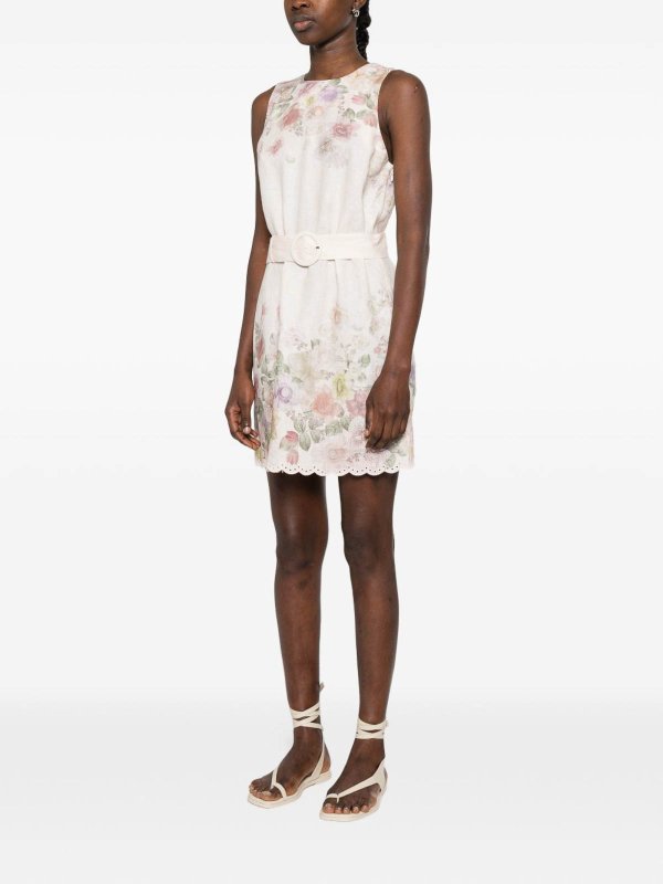 The Best Shops TWINSET: ショートドレス - ショートドレス - ヌードカラー