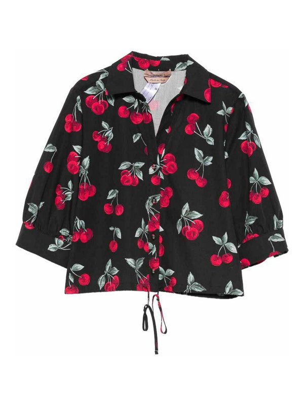 TWINSET: shirts - Black Shirt