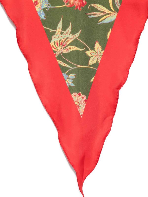 FAY: scarves online - Multicolored Silk Twill Scarf