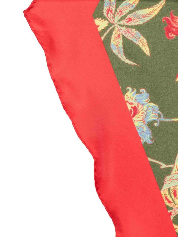 The Best Shops FAY: scarves - Multicolored Silk Twill Scarf