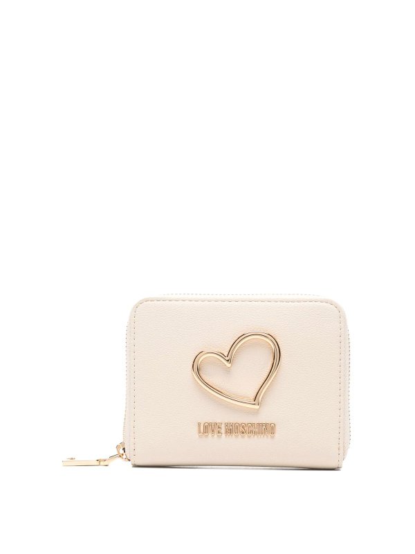 MOSCHINO: portafogli - Portafoglio Avorio