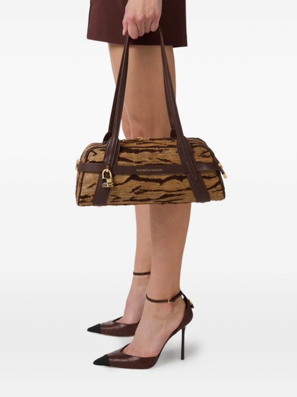 ELISABETTA FRANCHI: Schultertaschen online - Schultertasche - Camel