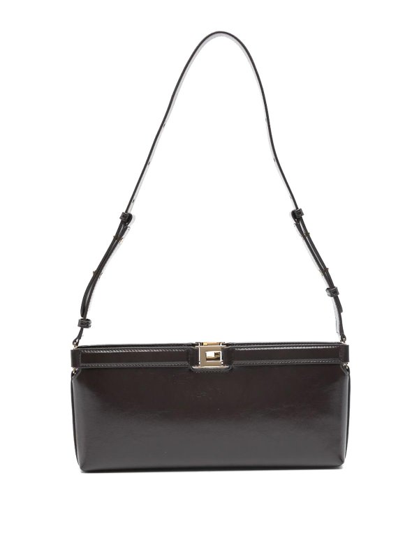 ELISABETTA FRANCHI: ショルダーバッグ - ショルダーバッグ - ブラウン