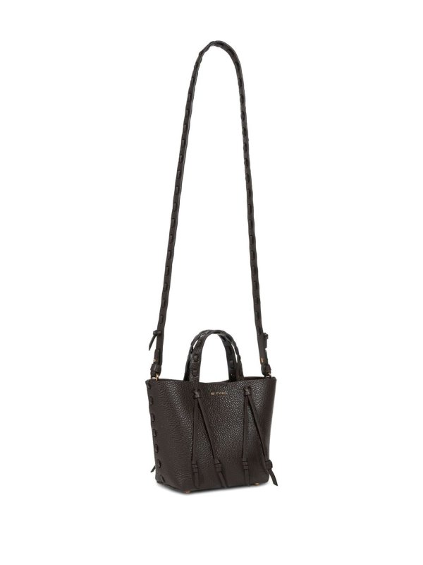 ETRO: totes bags online - Essential Shopping Bag In Black Leather