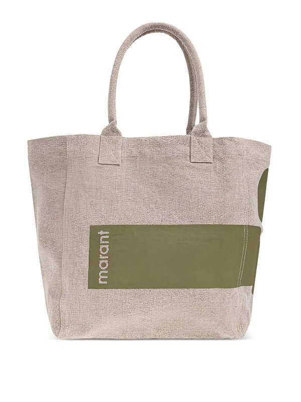 ISABEL MARANT: トートバッグ - トートバッグ - 緑