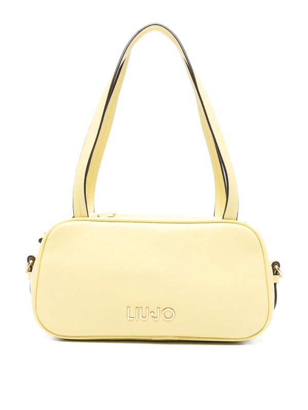 Liu Jo: shoulder bags - Pastel Yellow Shoulder Bag