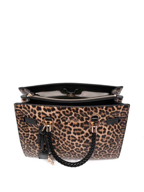 Tote Handbag With Animalier Print Replica 
online: Liu Jo