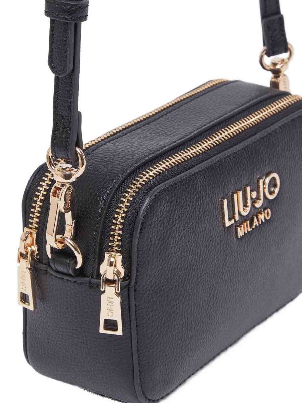Liu Jo: shoulder bags online - Black Shoulder Bag With Logo