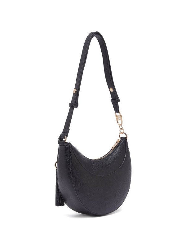 The Best Shops Liu Jo: shoulder bags - Medium Hobo Bag In Black With Charm