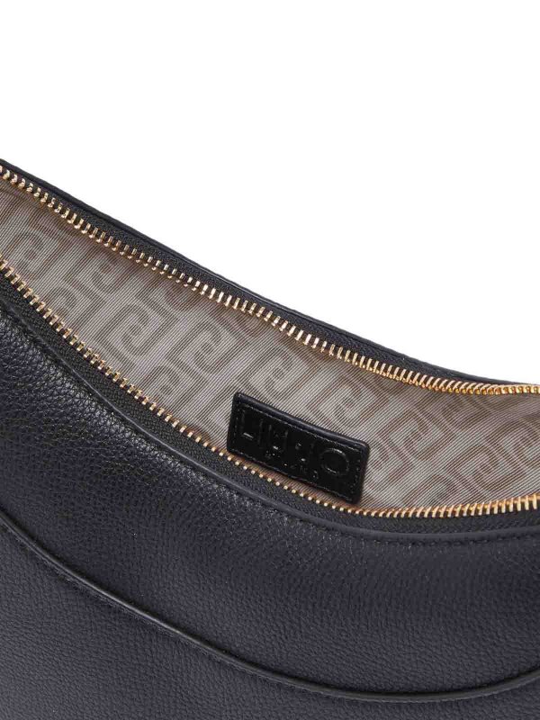 Medium Hobo Bag In Black With Charm Replica 
online: Liu Jo