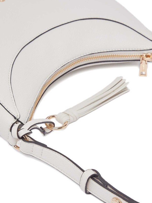 The Best Shops Liu Jo: Medium Hobo Bag In Off-White