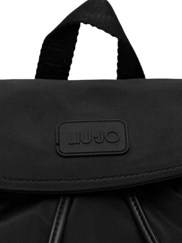 Black Backpack With External Pockets Replica 
online: Liu Jo
