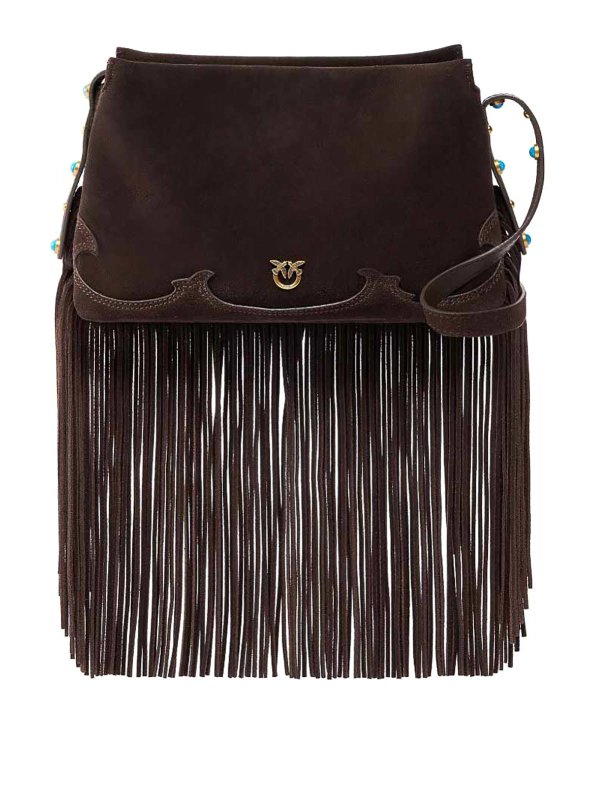 Pinko: クロスボディバッグ - クロスボディバッグ - ブラウン