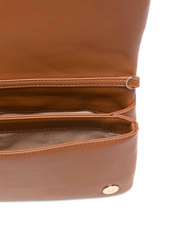 LOVE MOSCHINO buy online Brown Quilted Bag With Logo Plaque