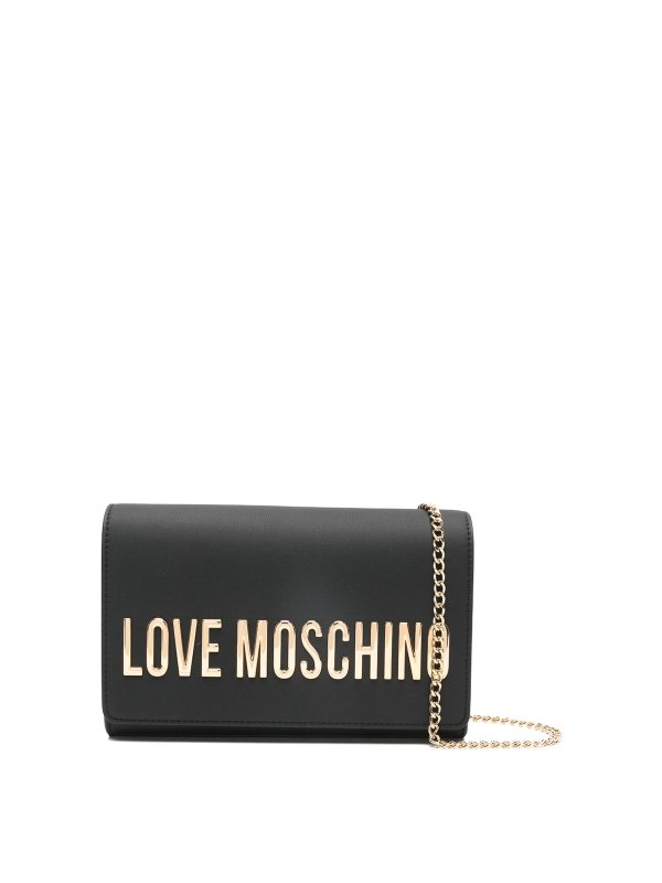 LOVE MOSCHINO: ショルダーバッグ - ショルダーバッグ - 黒