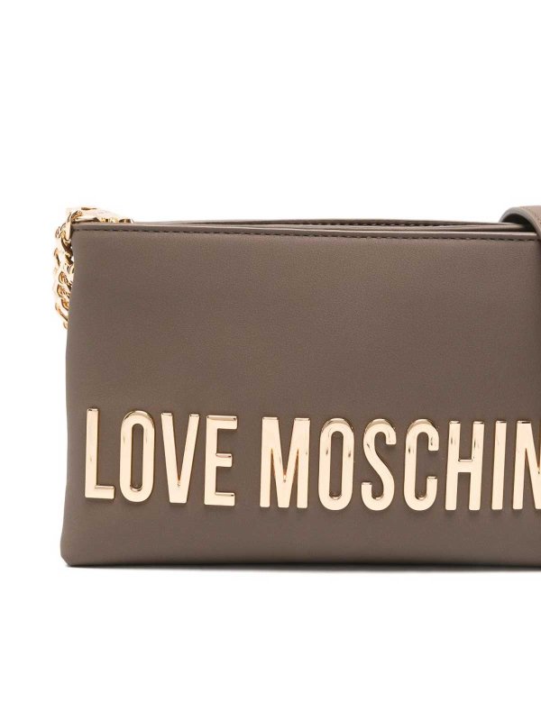 クロスボディバッグ - ブラウン shop online: LOVE MOSCHINO