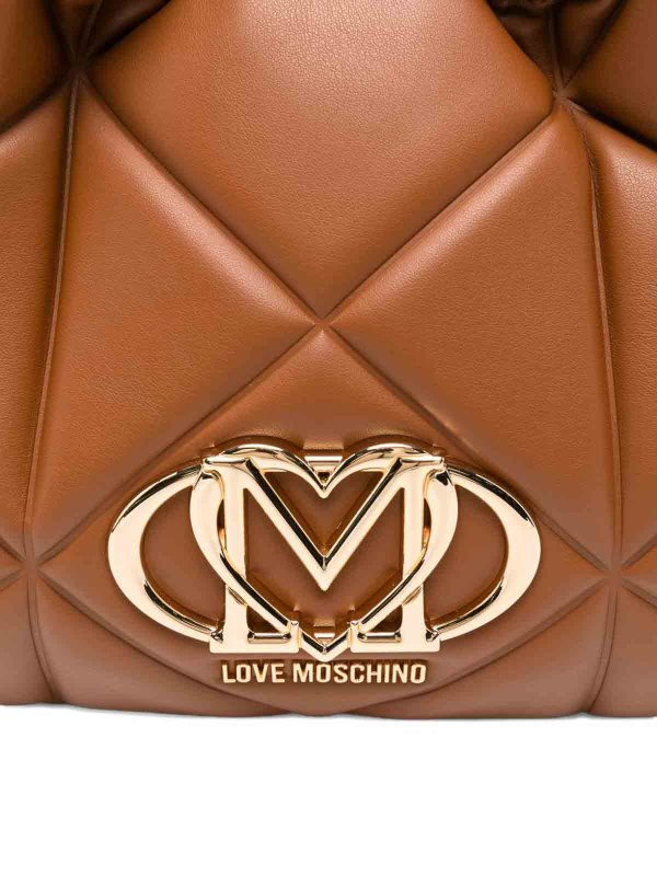 Bolso Saco - Marrón Replica 
online: LOVE MOSCHINO