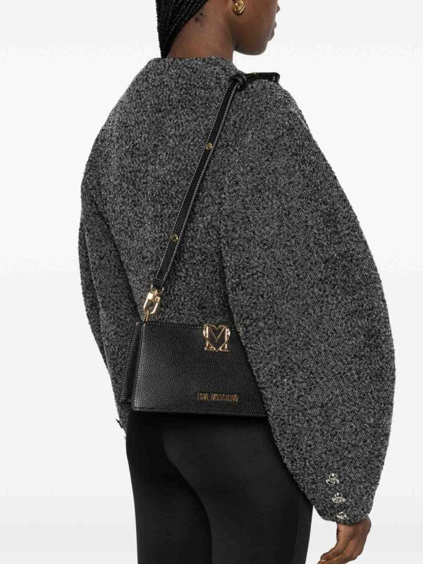 LOVE MOSCHINO buy online Black Eco-Leather Shoulder Bag