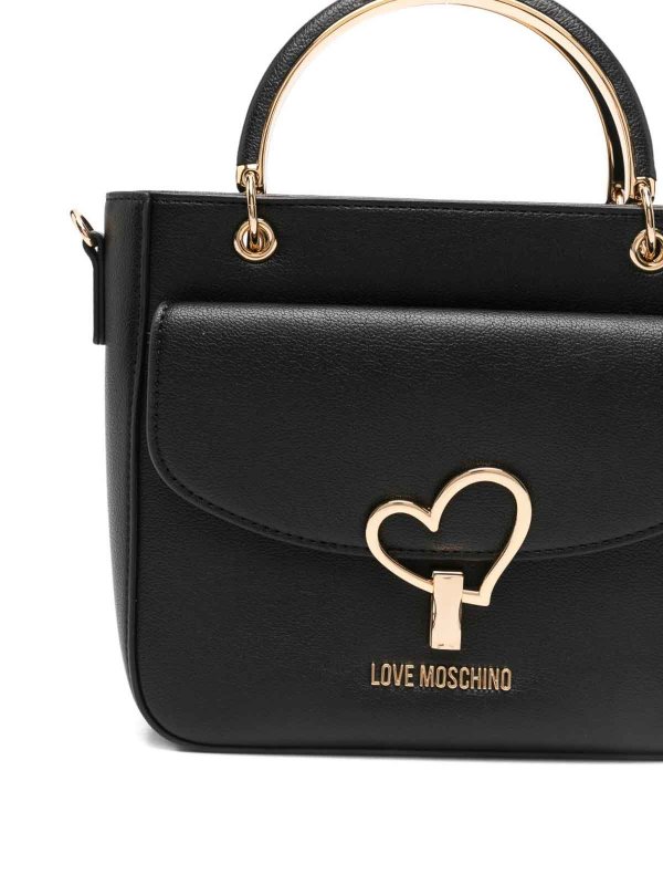 LOVE MOSCHINO buy online Black Eco-Leather Tote Handbag