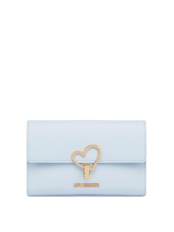 LOVE MOSCHINO: クロスボディバッグ - クロスボディバッグ - ライトブルー