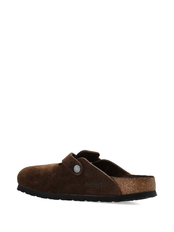 The Best Shops BIRKENSTOCK: Zoccoli in pelle Boston in marrone