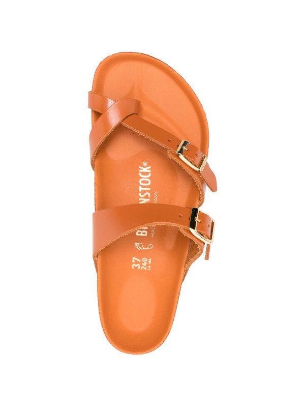 Mayari Orange Buckle Strap Sandals shop online: BIRKENSTOCK