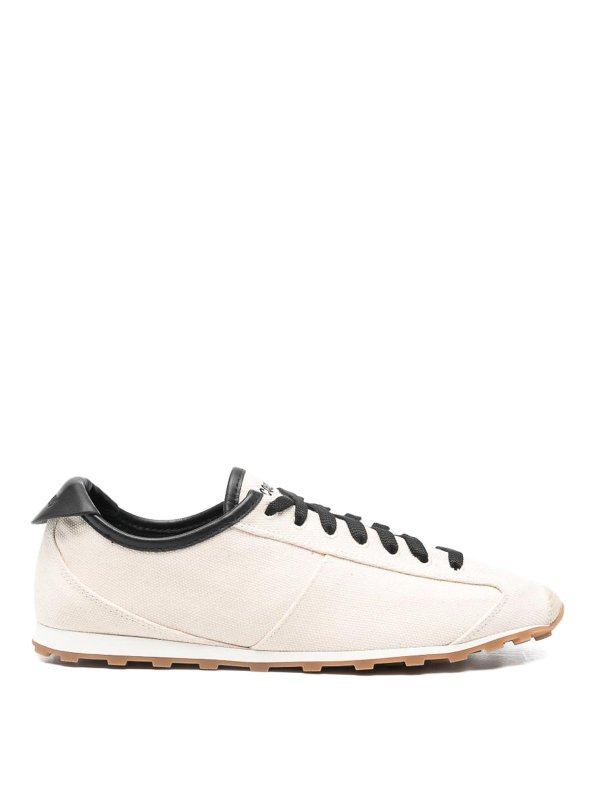 JACQUEMUS: trainers - Sneakers In Beige Organic Cotton