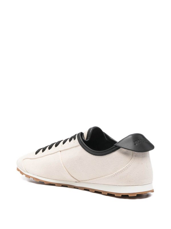 The Best Shops JACQUEMUS: trainers - Sneakers In Beige Organic Cotton
