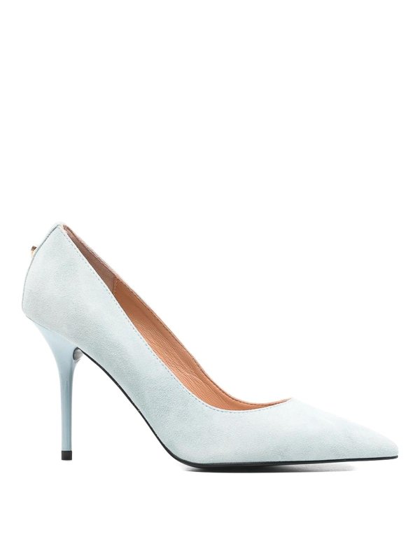 LOVE MOSCHINO: court shoes - Ice-Colored High-Heeled Decollete Shoes