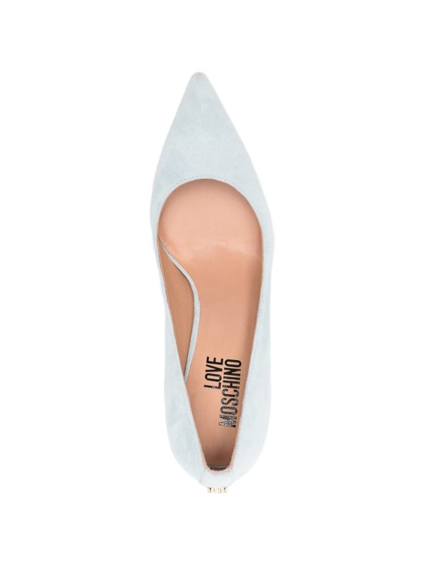 LOVE MOSCHINO: court shoes online - Ice-Colored High-Heeled Decollete Shoes