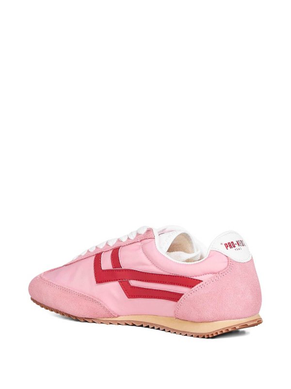 PRO-KEDS: trainers online - Racer 77 Sneakers In Pink And Red Nylon