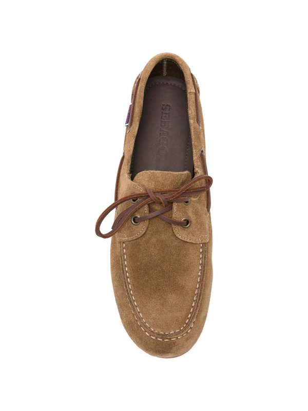 Boat Shoes In Suede Brown Taupe Replica 
online: SEBAGO