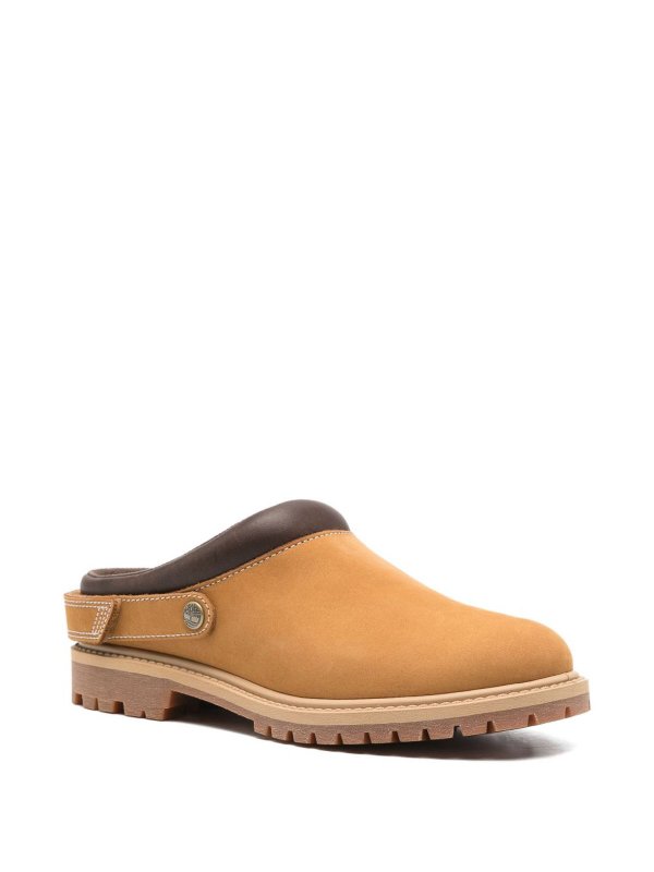 The Best Shops TIMBERLAND: mules shoes - Camel Leather Clogs