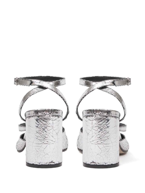 Sandali Tabi Argento con tacco alto Replica 
online: Maison Margiela