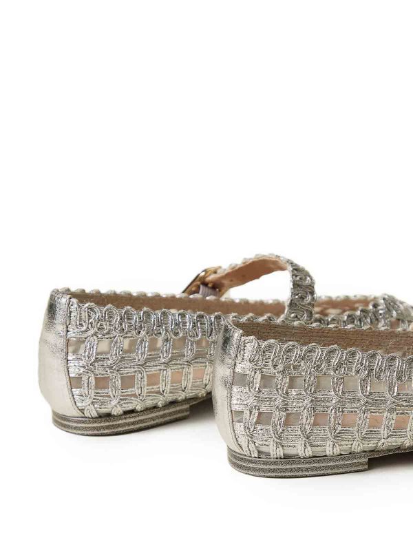 The Best Shops TWINSET: Ballerinas - Ballerinas - Silber