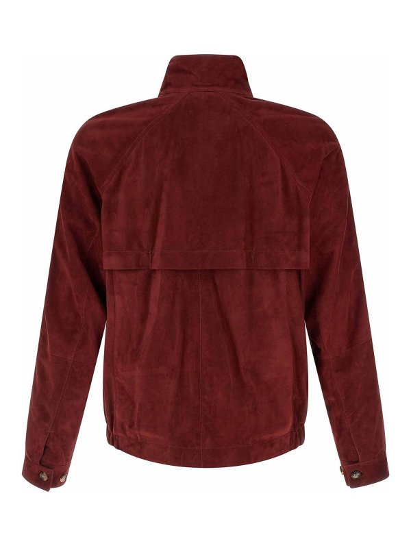 BRUNELLO CUCINELLI: leather jacket online - Suede Jacket