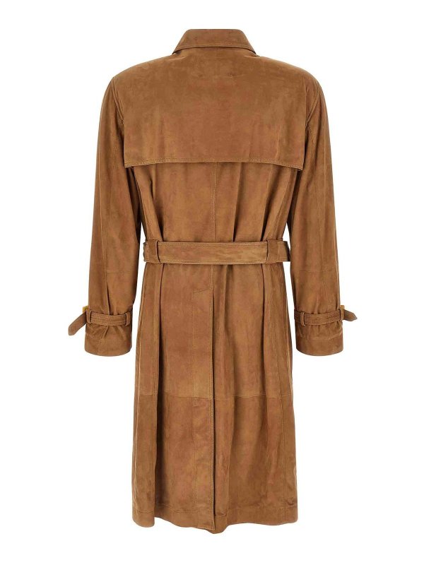 BRUNELLO CUCINELLI: Trenchcoats online - Trenchcoat - Beige