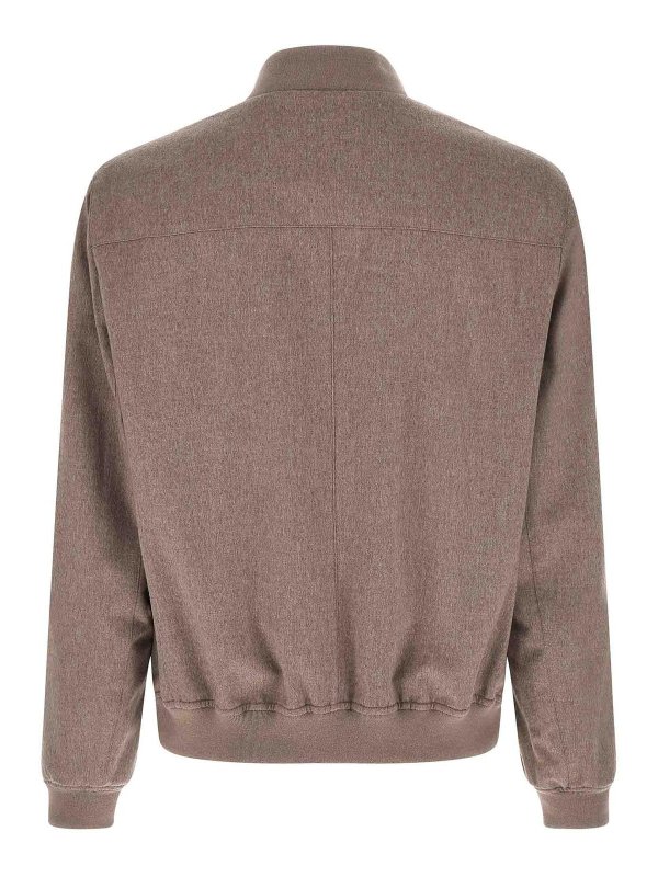 BRUNELLO CUCINELLI: Bomberjacken online - Bomberjacke - Grau