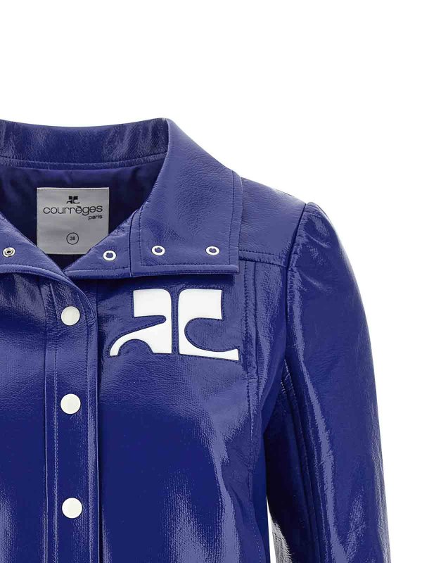 The Best Shops Courreges: ダウン・ハイテクジャケット - ダウンジャケット - ブルー