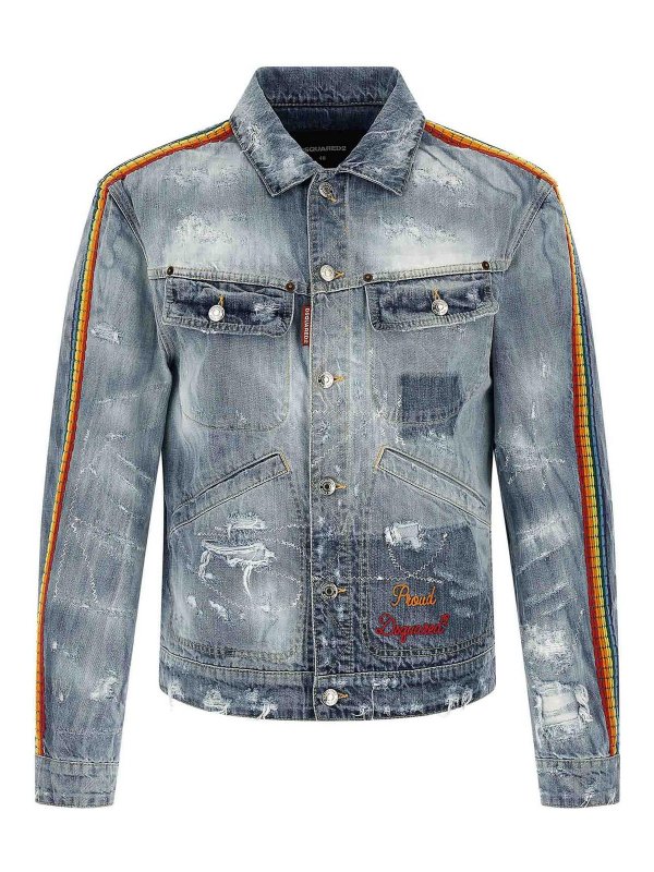 DSQUARED2: Chemises - Chemise - Bleu