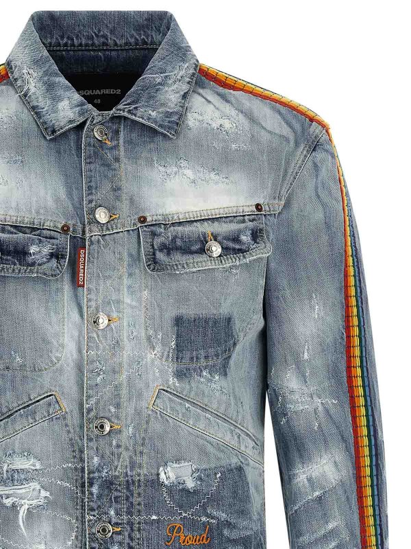 The Best Shops DSQUARED2: Chemises - Chemise - Bleu